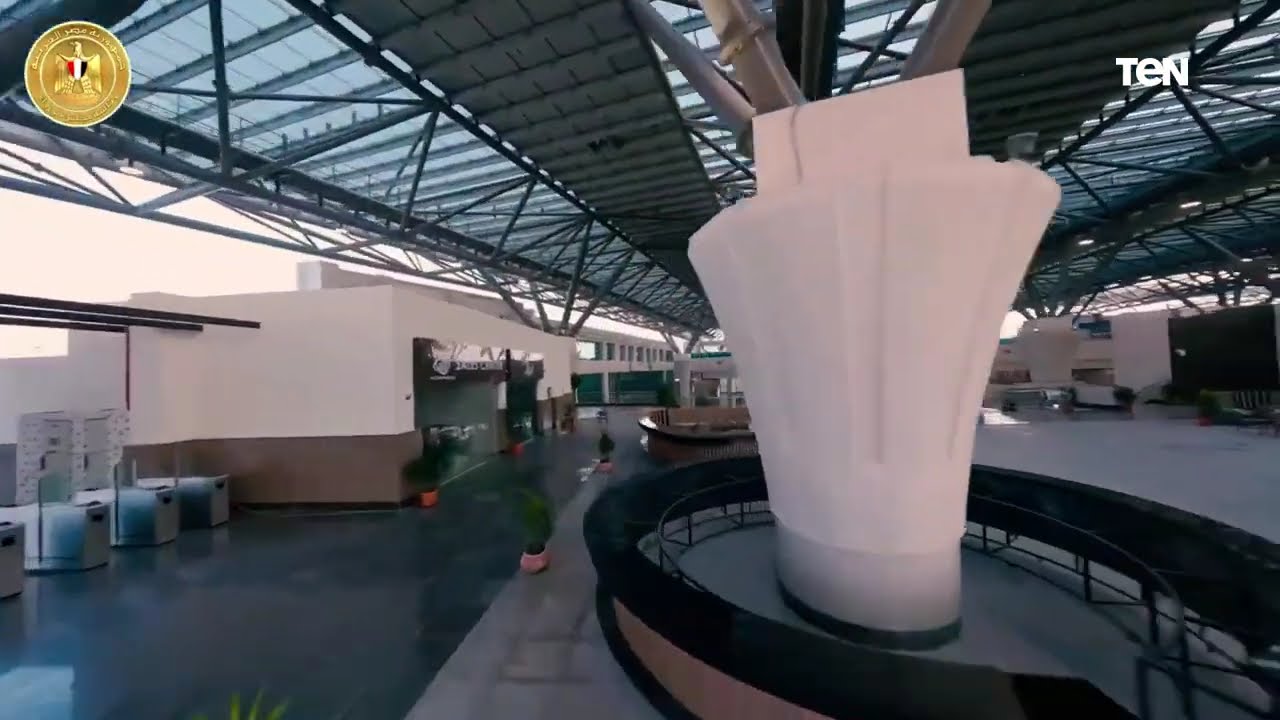 بعد افتتاح الرئيس السيسي لها..  شاهد أول تصوير جوي لمحطة عدلي منصور المركزية