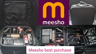 MEESHO *best purchase* ️ AFFORDABLE | Makeup Bag / Vanity box | Honest Review