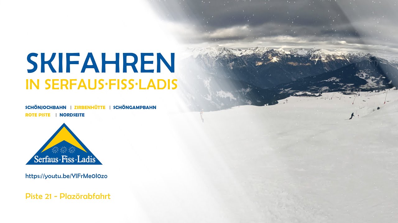 Serfaus Fiss Ladis - Piste 21 (rot) - Plazörabfahrt rechte Variante