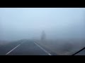 Туман по дороге от Читы в сторону Улан-Удэ