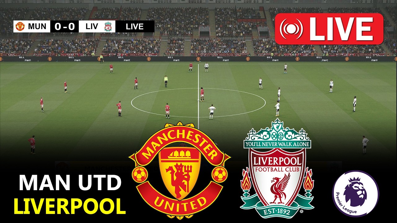 Manchester United vs Liverpool | Premier League 2026 | Epl Live | PES 21 Simulation Gameplay