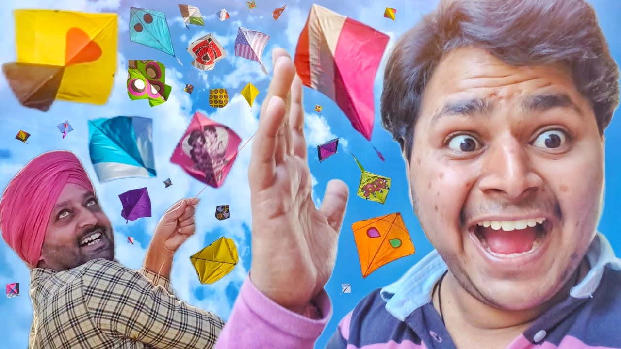 Kites Looting Khoob Maza 🤣 kites ka Nuksan!