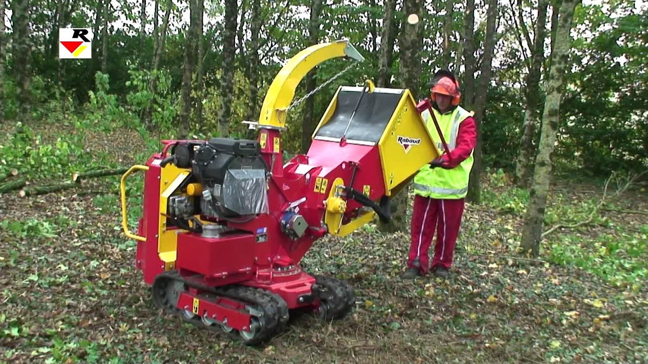 Broyeur de branches sur châssis routier : XYLOCHIP 100M – Gespro Équipement