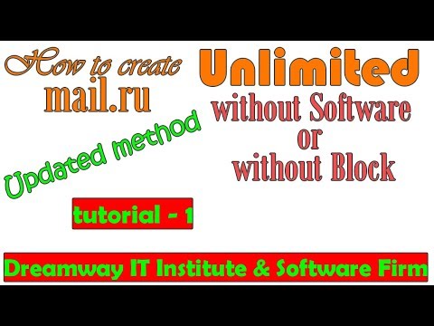 how to create unlimited real mail from  mail.ru new updated method | dreamway it