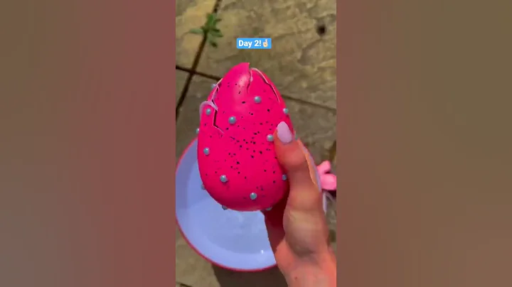 [ASMR] HATCHING A *RARE* MYSTERY NEON EASTER EGG!!😱🥚✨(ADORABLE SURPRISE!🥺) #Shorts