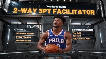 Best 2-Way 3PT Facilitator Build on NBA 2K20! 55 Badge Upgrades! Best Build on NBA 2K20!