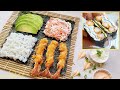 Sushi wrap hack  tiktok tortilla wrap sushi version  folded kimbap