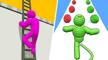 Ladder Master Runner 🆚 Rope Man Run🌻🧿🌺🌈Max Levels Walkthrough Android IOS Update Gameplay DG109