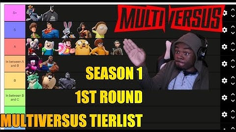 1ST ROUND SEASON 1 MULTIVERSUS TIERLIST (1v1 Tierlist)