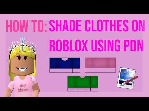 how to create roblox clothing on paint sd