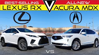 BEST SELLER BATTLE!  2022 Acura MDX vs. 2021 Lexus RX 350: Comparison