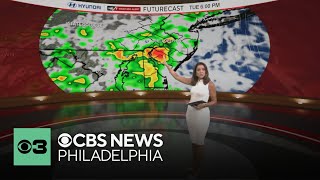 Flood watch in effect in Philadelphia area as storms threaten heavy rain, damaging winds