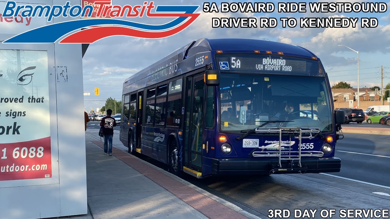 Brampton Transit | Ride on a 2025 Nova Bus LFSe+ (2555) on the 5A Bovaird