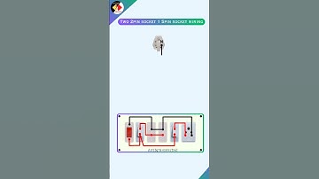 2 Switch 3 Socket 1 Indicator Connection | Extension Board Wiring #shorts #youtubeshorts