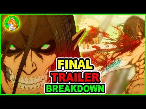 HYPE! Attack on Titan Final Season Part 2 TRAILER Breakdown | Foxen Anime AOT Explained