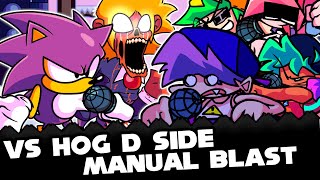 FNF | Vs Hog D Side - D-Sides One Shot: Manual Blast | Mods/Hard/Gameplay |