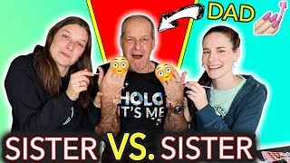 Sister Vs Sister Give Our Dad A Manicure