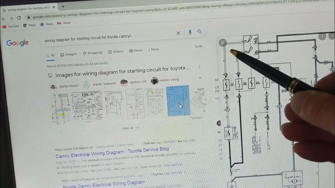 free wiring diagrams for all vehicles starting problem for Toyota