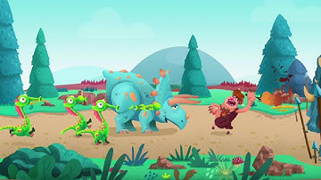 Dino Bash Android & iOS Gameplay