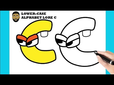 Desenho do alfabeto lore