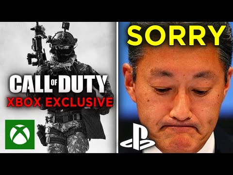 WOW! It's Happening 😲..  Call of Duty XBOX Exclusive 🚨 (Microsoft Xbox Buys Activision)