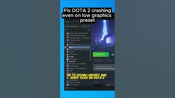 Fix gpu crashing while playing DOTA 2 even in low graphic preset | #shorts