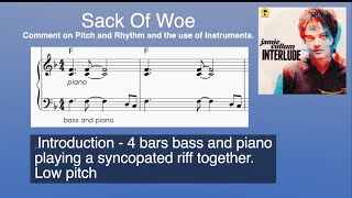Sack of Woe  - Analysis of Pitch and Duration