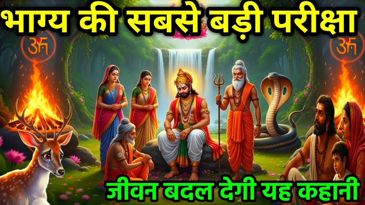 एक राजा के भाग्य की सबसे बड़ी परीक्षा | hindi kahani | motivation story | Krishna motivation  story 