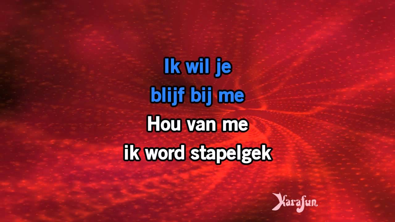 Karaoke Ik Wil Je De Kreuners