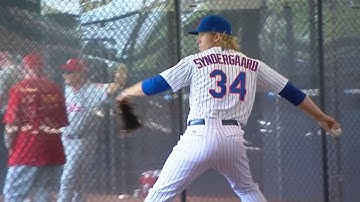 PHI@NYM: Syndergaard dominates on mound and at plate