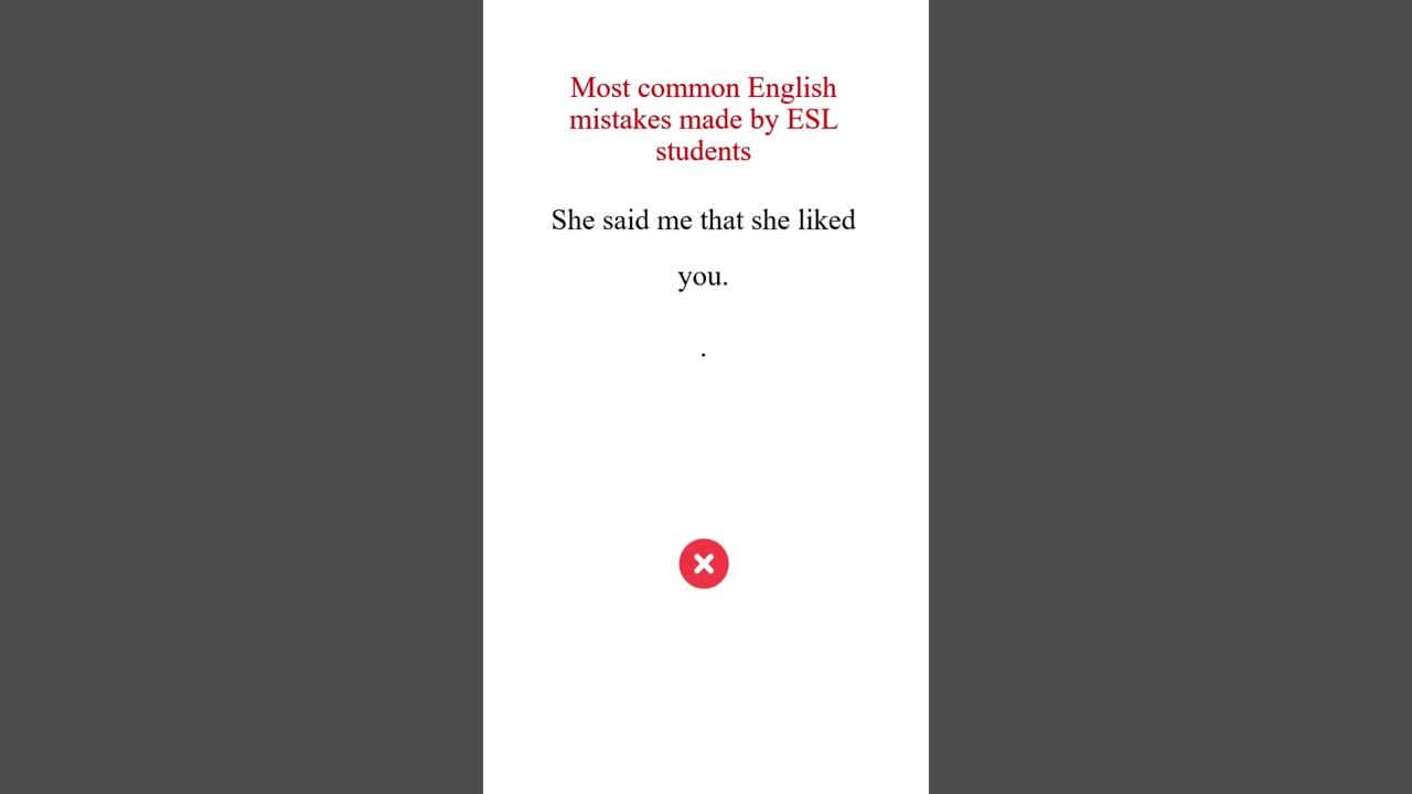 IELTS & PTE Student Most Common Mistake 13 0f 50 in Writing and Speech l Test  English Grammar l ESL