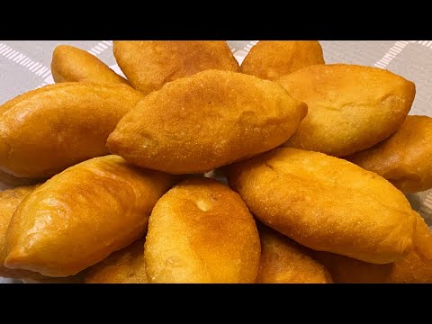 Вкуснейшие жареные пирожки с яйцом и зелёным луком