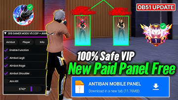 Free Fire Panel Mobile | FF Antiban Panel 🔥 OB51 | Free Fire Hack New 😈 |  FF Max Injector 2025