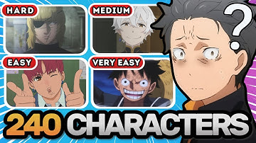 🔥Guess the Anime by 4 Anime CHARACTERS 🔊 Anime Quiz