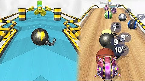 Going Balls Epic Race Level Vs Super Bonus Level Gameplay Walkthrough ( Android & IOS GamePlays )