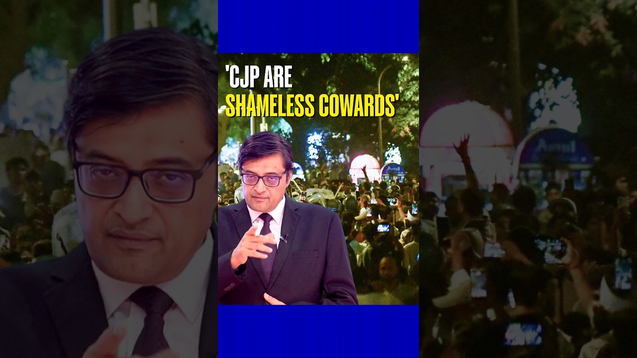 Arnab Exposes Paid Violence & Terror Support for CJP