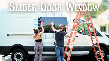 Slider Door Window Installation On Our Ford Transit Van | S1E3