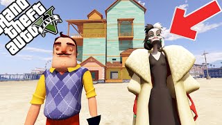 HELLO NEİGHBOR EVİNE ŞEYTAN KADIN GELDİ - GTA 5 MODS #gta5 #helloneighbor