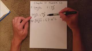 Fundamentals of Physics 8th Edition (Walker/Halliday/Resnick), Chapter 21, Problem 53 Solution