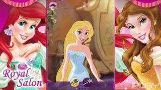 ♥ Disney Princess Royal Salon Rapunzel Royal Ball (Best Disney Princess Dress Up Game) Part 2 HD screenshot 4