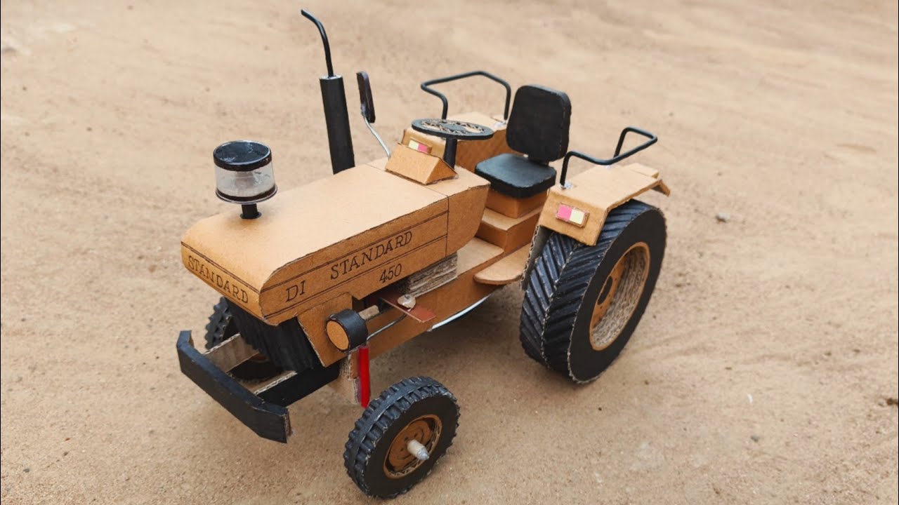 Cardboard RC Tractor: The Best DIY Tractor Project! Standard Di 450