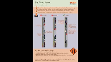 Work Zone Awareness Week 2024: Zipper Merge