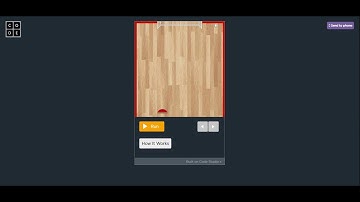 Ping pong ball game in Code.org