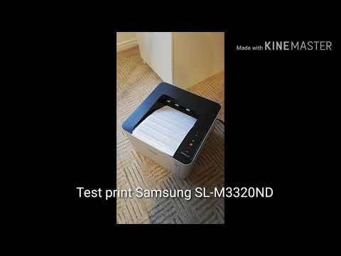 Samsung SL-M3320ND test print x