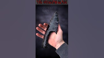 🔥The World Sharpest Blade🤯Obsidian Rock, Obsidian Blade! its Herii #sharp #shortvideo #shorts #facts