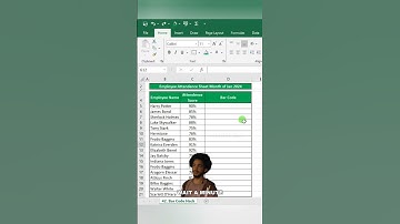 Quickly Insert Bar Code in MS Excel by REPT Function 😱 🔥 #excel #shorts #viral #exceltech