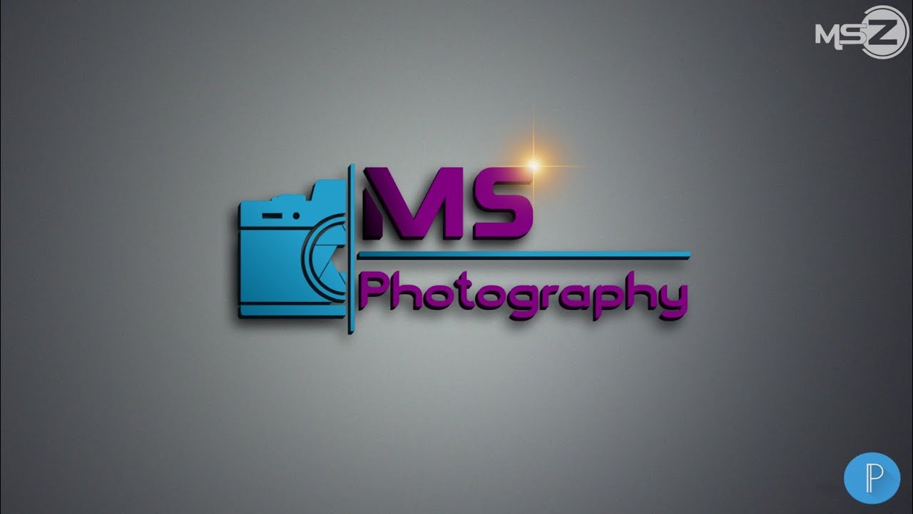Ms Photography Professional Logo Design By Mszone On Android Phone Pixellab Application Youtube