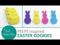 PEEPS Inspired Easter Cookies