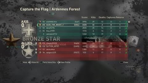 CALL OF DUTY // WWII // CTF V2 ROCKET // ARDENNES FOREST