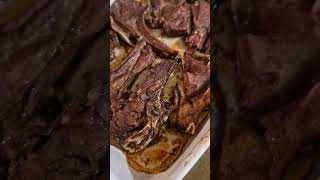 Cotlete de miel fragede cu piure cremos de cartof dulce 🥩🍠✨!#miel #lamb #cina #ideiretete #jucy